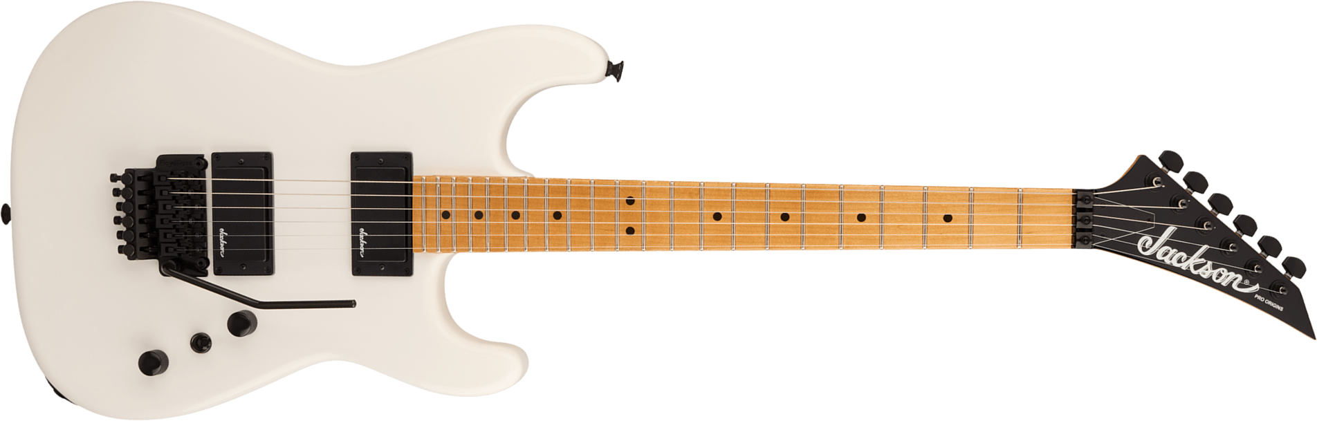Jackson San Dimas Sd1 Hh Fr Pro Origins 1985 Mex 2h Fr Mn - Snow White - Elektrische gitaar in Strat vorm - Main picture