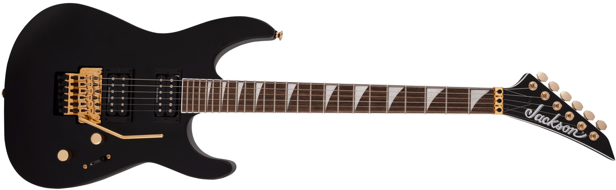 Jackson Soloist Slx Dx 2h Fr Lau - Satin Black - Guitarra eléctrica de doble corte. - Main picture