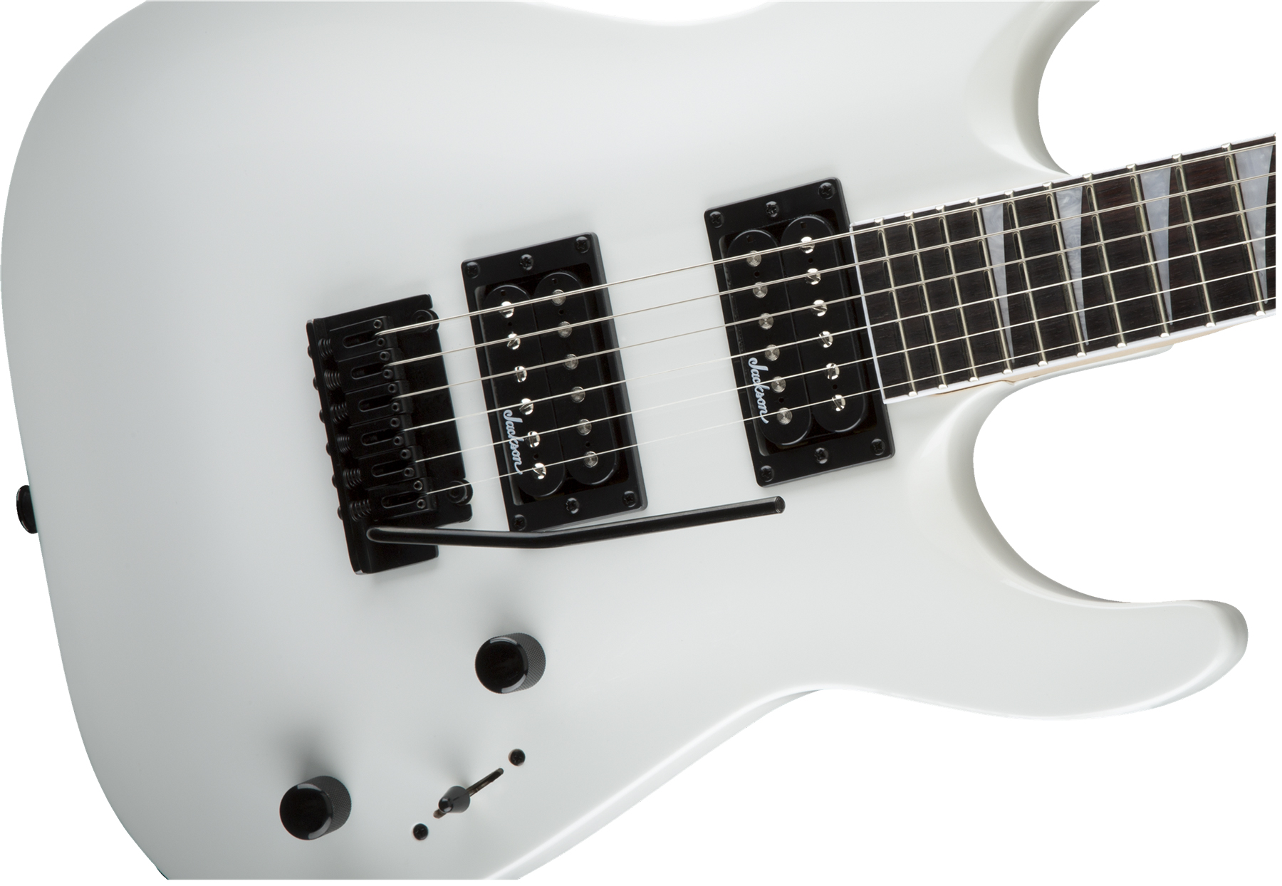 Jackson Dinky Arch Top Dka Js22 2h Trem Ama - Snow White - Metalen elektrische gitaar - Variation 2