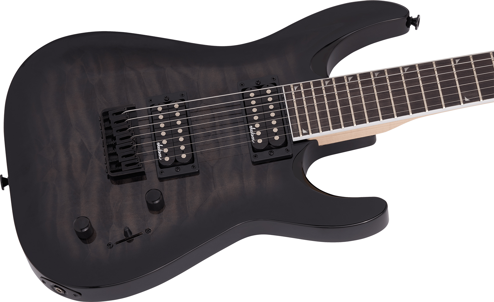 Jackson Dinky Arch Top Js32q Dka  Ht 2h Ama - Trans Black Burst - Metal elektrische gitaar - Variation 2