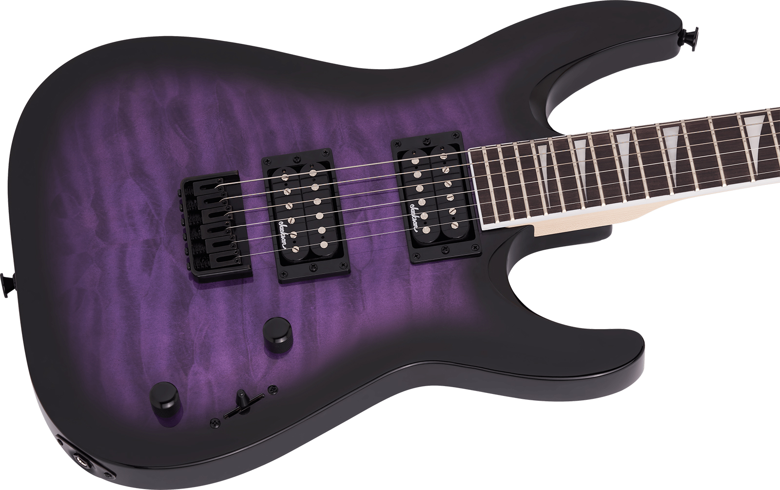 Jackson Dinky Arch Top Js32q Dka  Ht 2h Ama - Trans Purple Burst - Metal elektrische gitaar - Variation 3