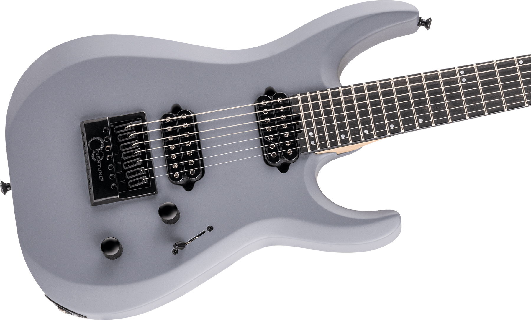 Jackson Dinky Dk Modern Evertune 7 Pro 7c Baritone 2h Fishman Fluence Ht Eb - Primer Gray - Bariton elektrische gitaar - Variation 2