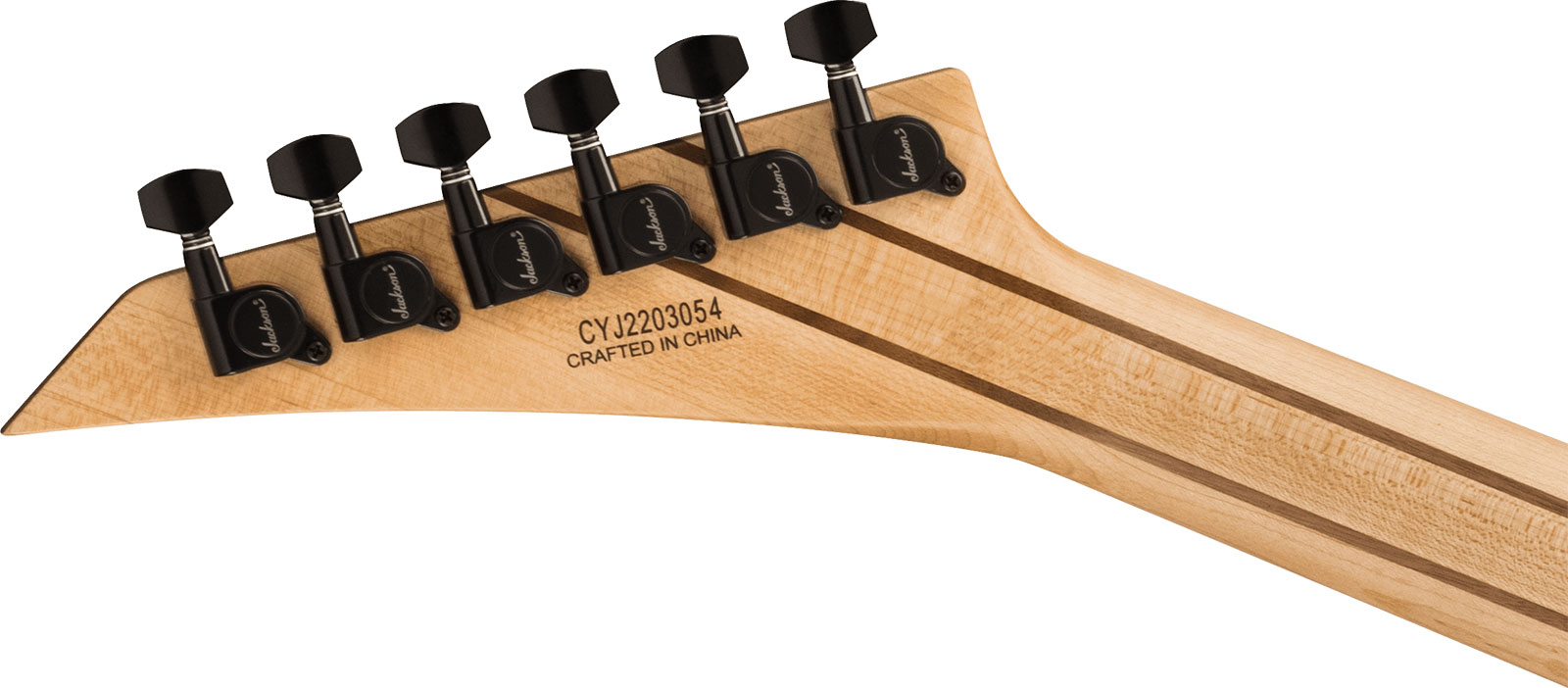 Jackson Dinky Dkaq Pro Plus 2h Seymour Duncan Fr Eb - Ghost Burst - Elektrische gitaar in Str-vorm - Variation 3
