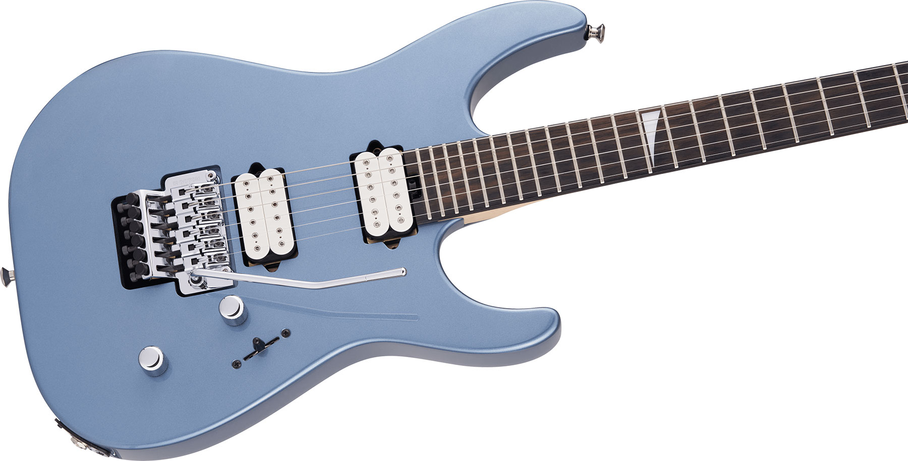 Jackson Dinky Dkr Mj Jap 2h Dimarzio Fr Eb - Ice Blue Metallic - Elektrische gitaar in Str-vorm - Variation 2
