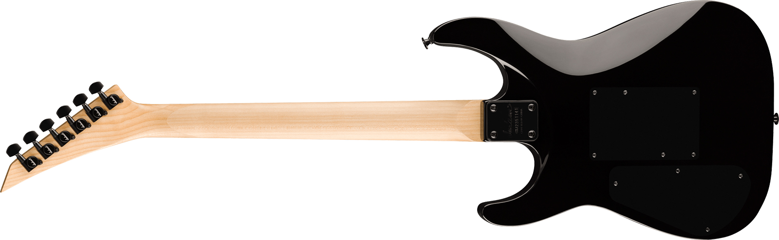 Jackson Dinky Js32 Dkap 2h Fr Ama - Transparent Black - Elektrische gitaar in Strat vorm - Variation 1