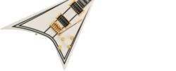 Metal elektrische gitaar Jackson CD1 LEGEND SERIES RHOAD LIMITED EDITION TREM HH EB - White with black bevels