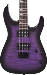 Metal elektrische gitaar Jackson Dinky Arch Top JS32Q DKA HT - Trans purple burst