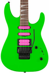 Elektrische gitaar in str-vorm Jackson Dinky DK3XR HSS - Neon green