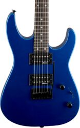 Metalen elektrische gitaar Jackson JS Series Dinky JS12 - Metallic blue
