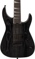 Bariton elektrische gitaar Jackson Pro Jeff Loomis Soloist SL7 HT - Black Ash