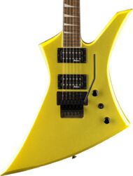 Metalen elektrische gitaar Jackson Kelly X-Series - Lime Green Metallic