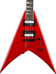 Metalen elektrische gitaar Jackson King V JS32T - Ferrari red