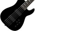 Solid body elektrische bas Jackson LEGEND SERIES CONCERT 5 DAVID ELLEFSON SIGNATURE - Gloss black