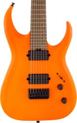 7-snarige elektrische gitaar Jackson Misha Mansoor Pro Juggernaut HT7 - Neon orange