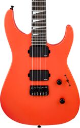 Metalen elektrische gitaar Jackson American Series Soloist SL2MG HT - Satin lambo orange