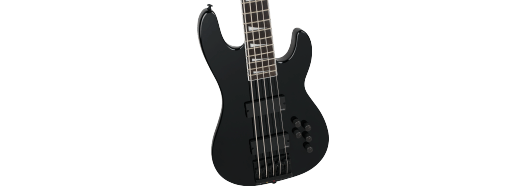 Jackson Legend Series Concert 5 David Ellefson Signature - Gloss Black - Solid body elektrische bas - Variation 4