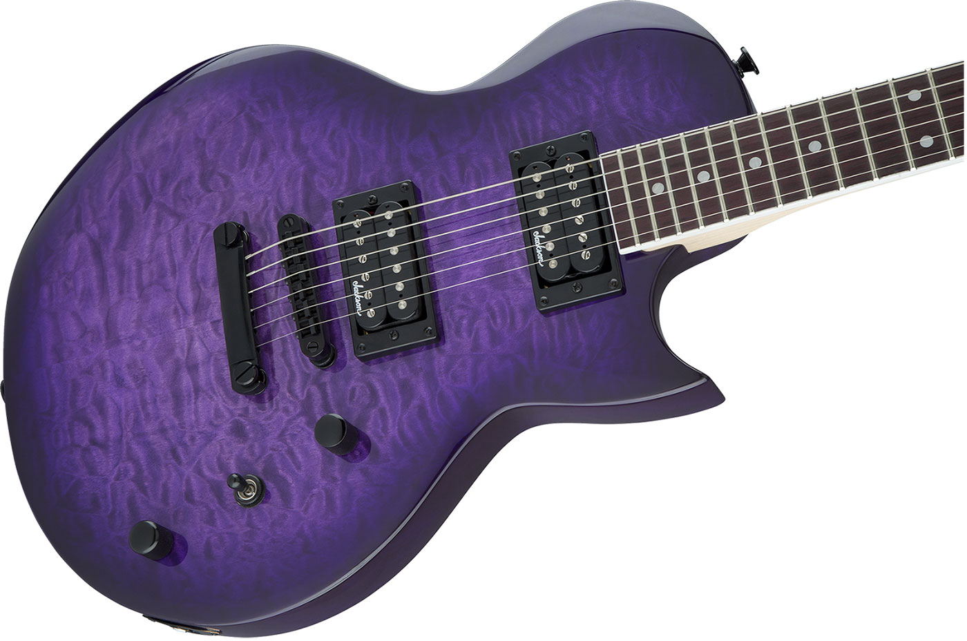 Jackson Monarkh Sc Js22q 2h Ht Ama - Transparent Purple Burst - Enkel gesneden elektrische gitaar - Variation 2