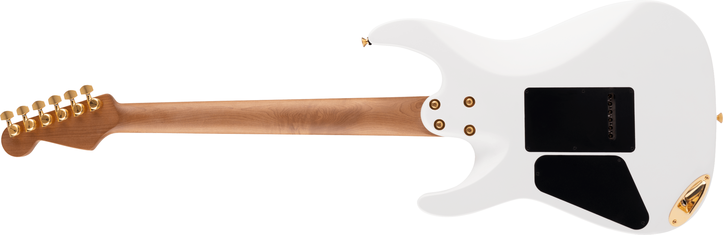 Charvel Dinky Dk24 Hss 2pt Cm Pro-mod Seymour Duncan Trem Mn - Snow White - Elektrische gitaar in Str-vorm - Variation 1