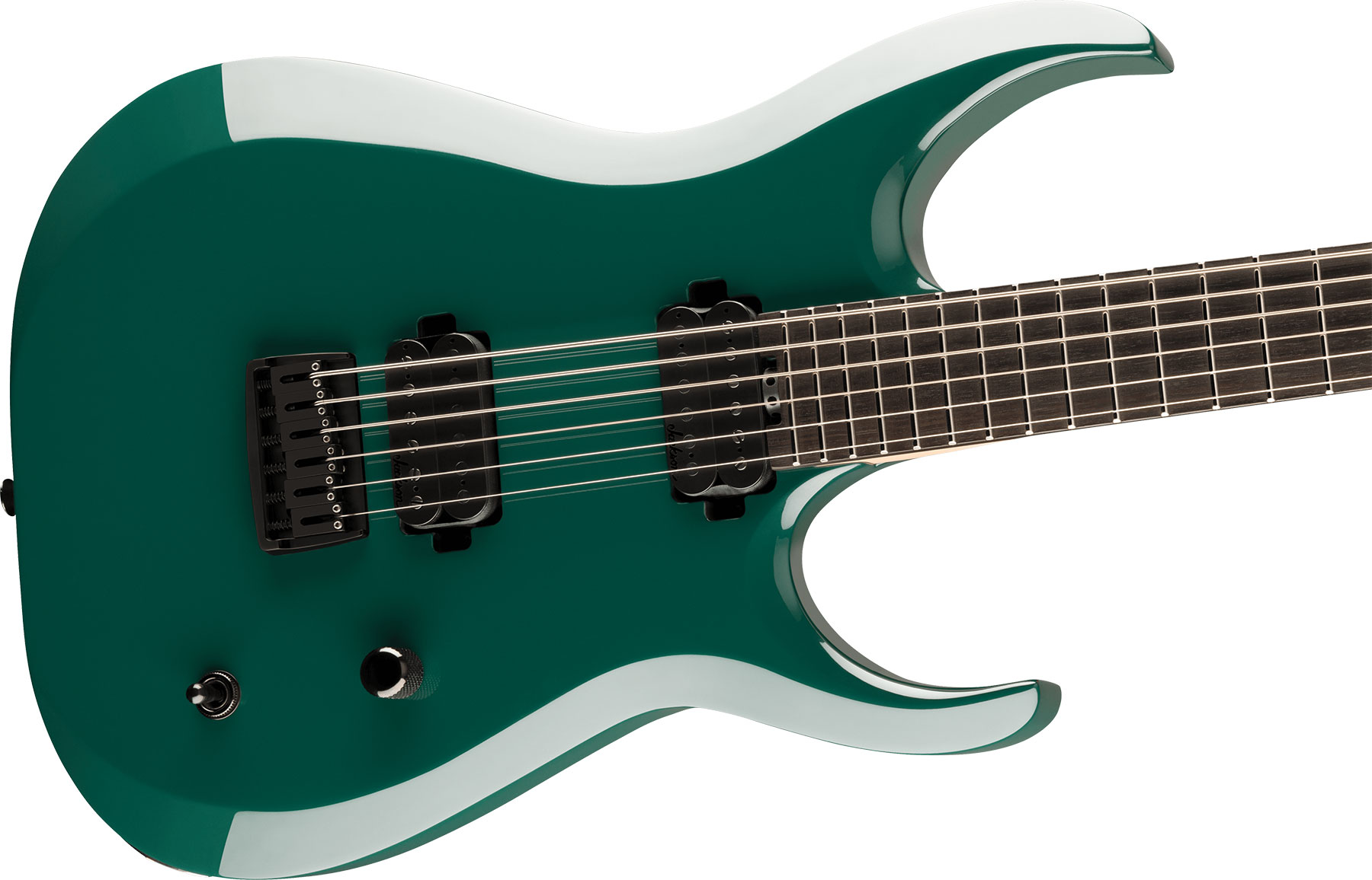 Jackson Roman  Ibramkhalilov Mdk Ht6 Baryton Pro Signature 2h Ht Eb - Emerald Green - Bariton elektrische gitaar - Variation 6