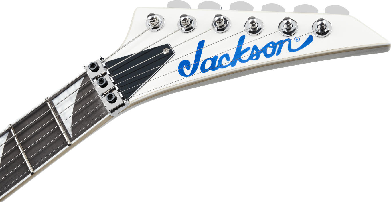 Jackson Rr-22 Legend Series Rhoads Scott Ian Signature Ltd Edition Fr 1h Eb - Pearl White - Metal elektrische gitaar - Variation 1