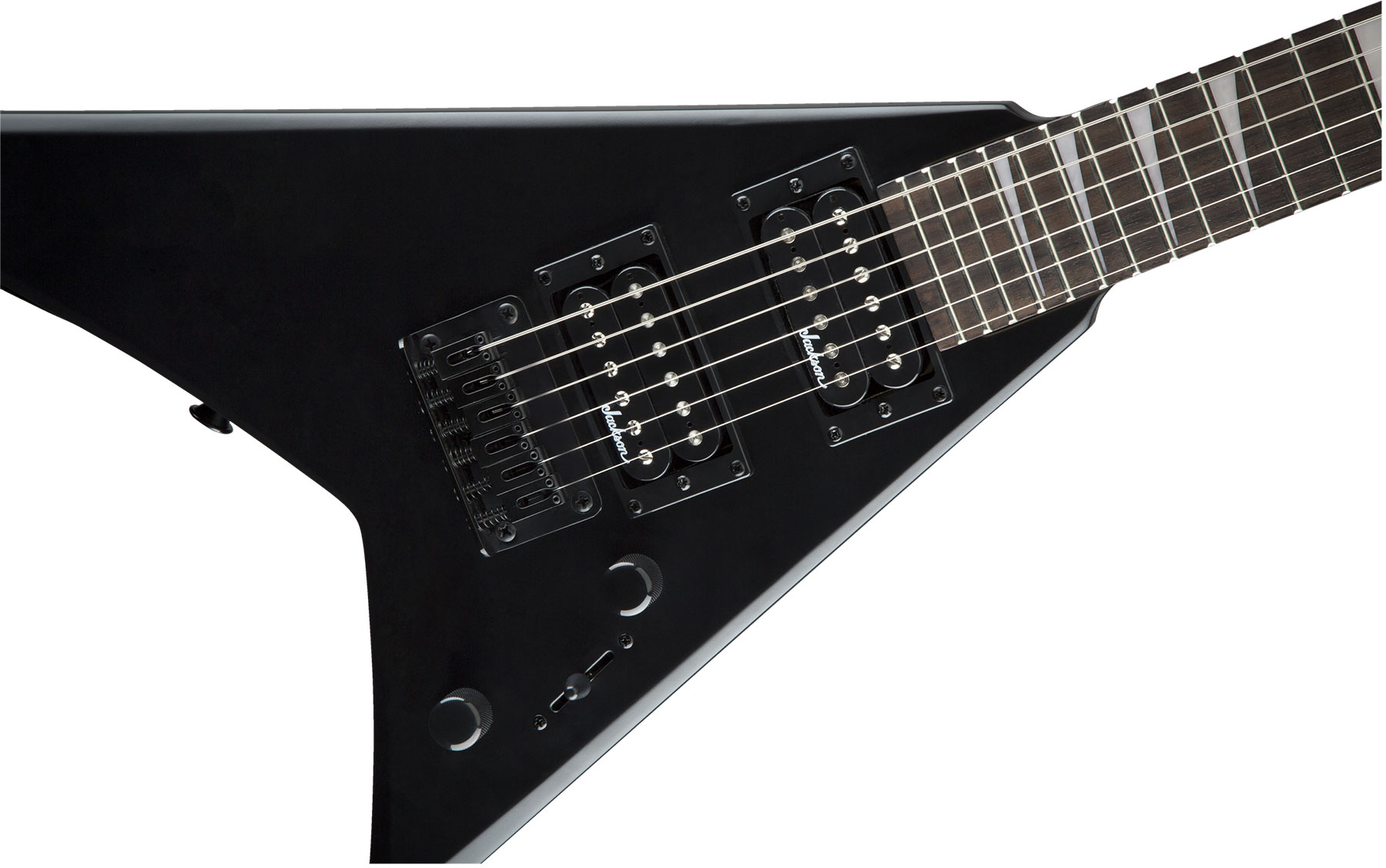 Jackson Rr Minion Js1x Rhoads Diapason Court Hh Ht Ama - Satin Black - Elektrische gitaar voor kinderen - Variation 3