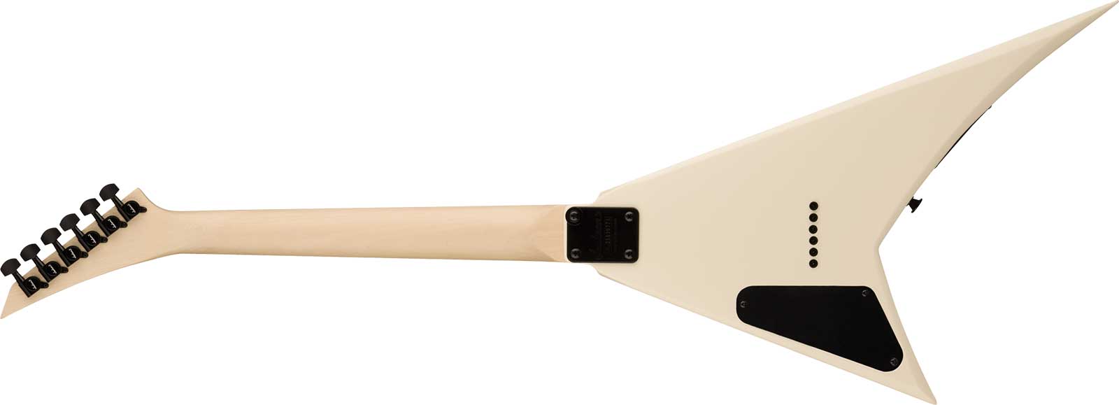 Jackson Rr Minion Js1xm Rhoads Shsc 2h Ht Ama - Snow White W/ Black Pin Stripes - Elektrische gitaar voor kinderen - Variation 1