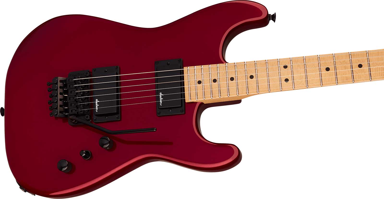 Jackson San Dimas Sd1 Hh Fr Mpl Pro Origins 1985 Mex 2h Fr Mn - Candy Apple Red - Elektrische gitaar in Strat vorm - Variation 2