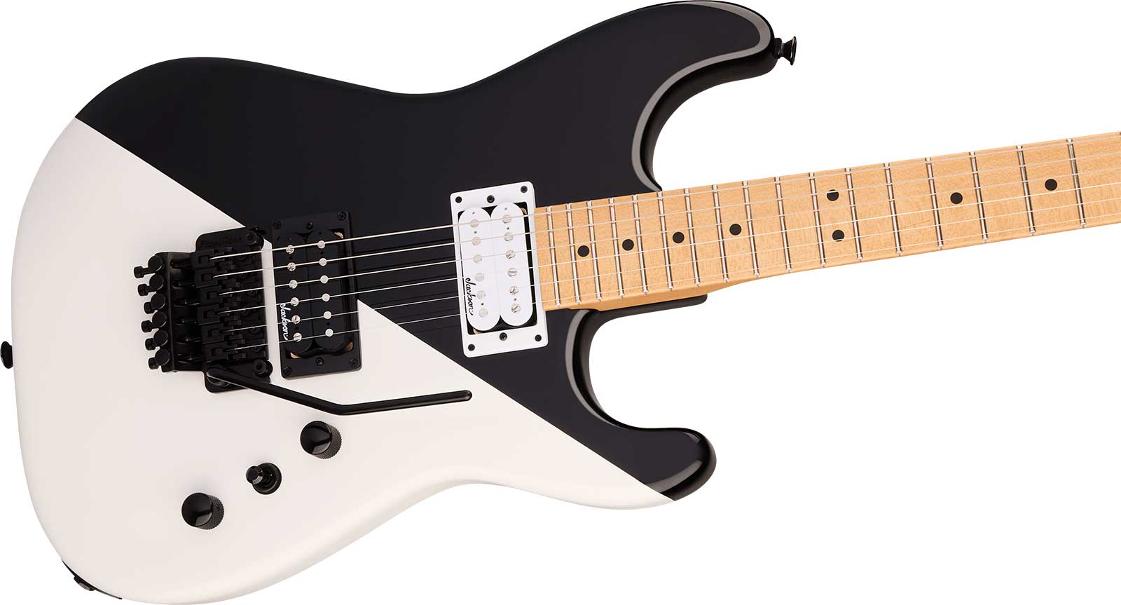 Jackson San Dimas Sd1 Hh Fr Mpl Pro Origins 1985 Mex 2h Fr Mn - Two Face - Elektrische gitaar in Strat vorm - Variation 2