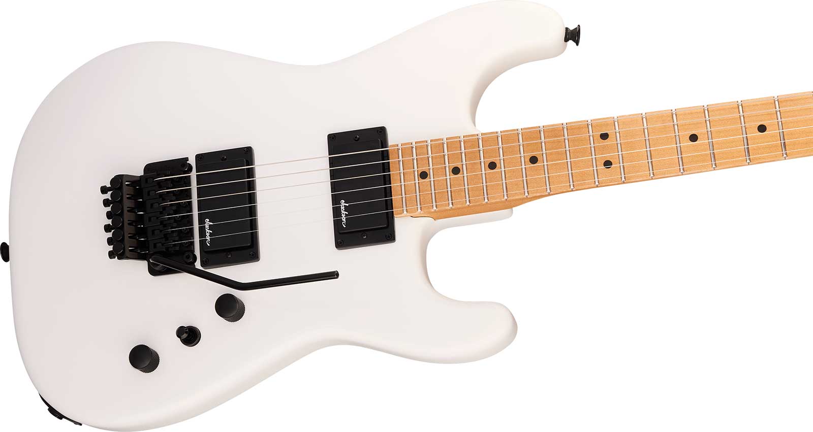 Jackson San Dimas Sd1 Hh Fr Pro Origins 1985 Mex 2h Fr Mn - Snow White - Elektrische gitaar in Strat vorm - Variation 2