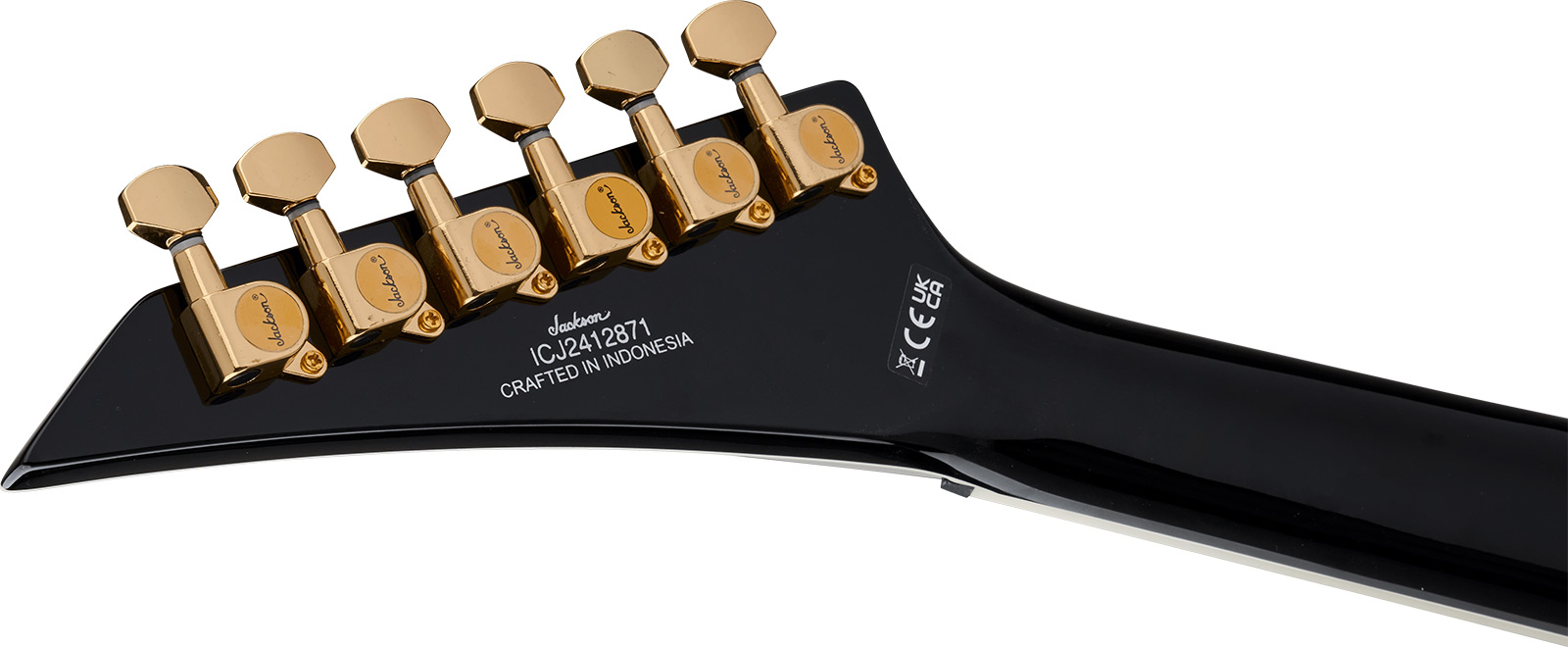 Jackson Scott Ian King V Kvxt X-series Signature 2h Ht Lau - Gloss Black - Kenmerkende elektrische gitaar - Variation 3