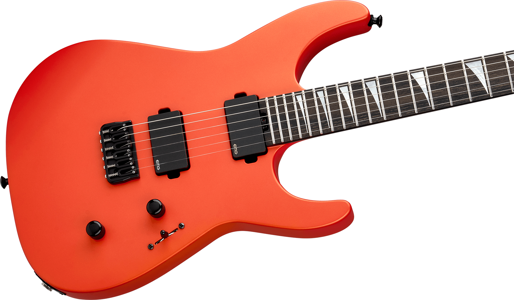 Jackson Sl2mg Ht American Soloist Usa 2h Emg Eb - Satin Lambo Orange - Metalen elektrische gitaar - Variation 2