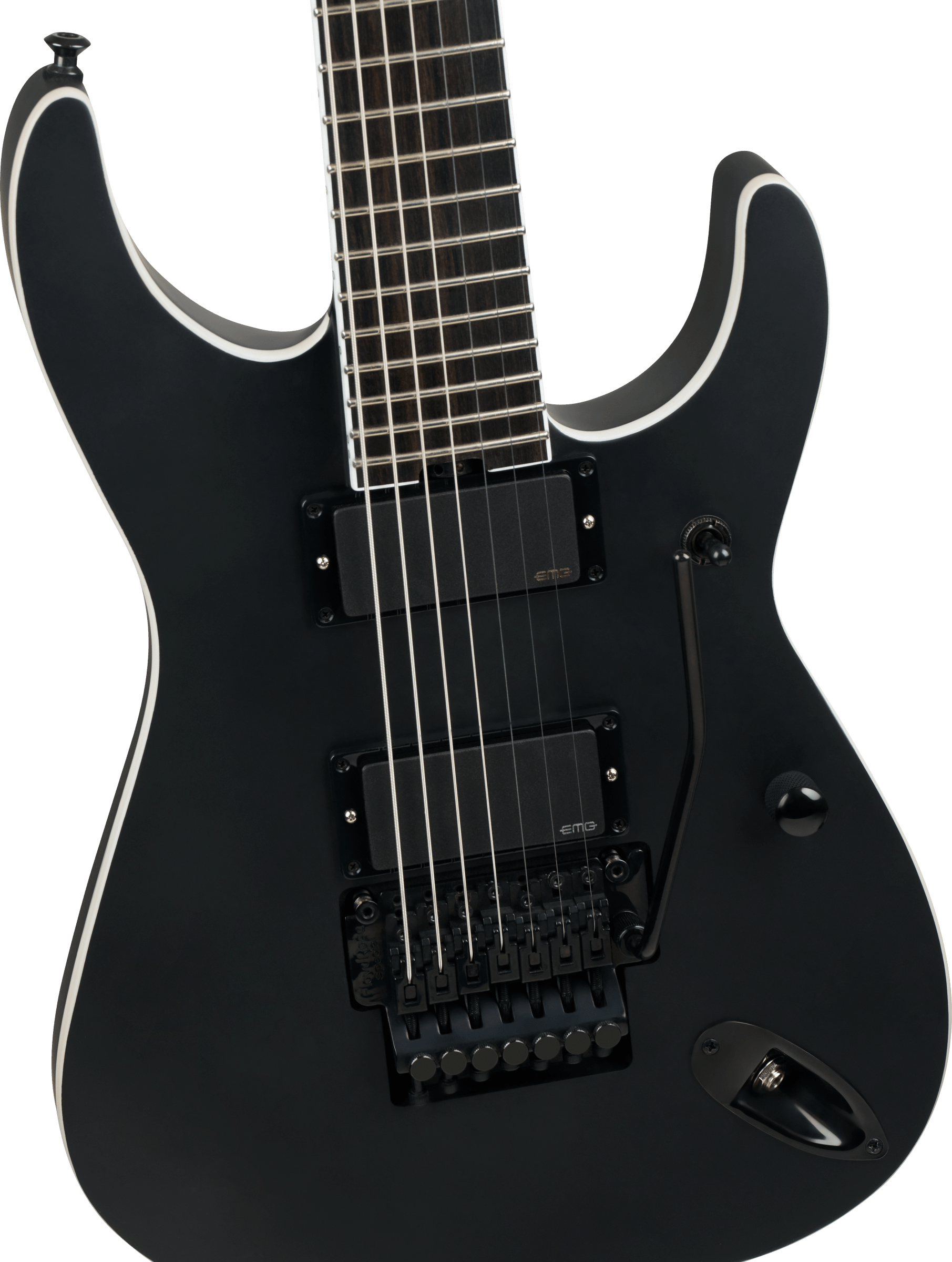 Jackson Sl7 Soloist Pro Series Chris Rorland Signature Fr Hh Eb - Satin Black - Kenmerkende elektrische gitaar - Variation 2