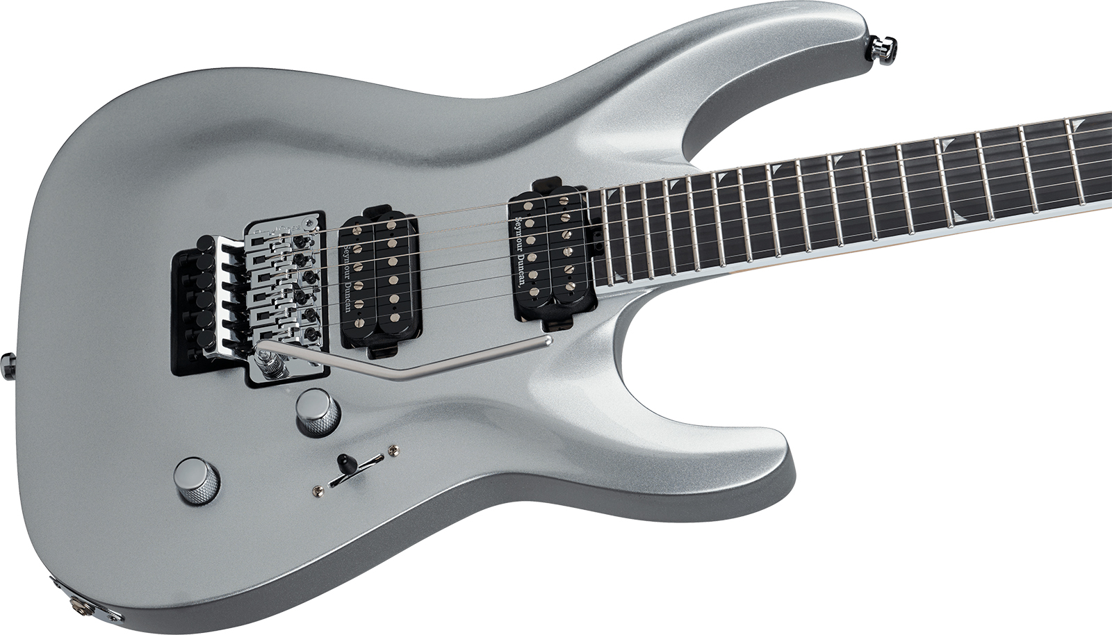Jackson Sla2 Pro Plus 2h Seymour Duncan Fr Eb - Quicksilver - Metal elektrische gitaar - Variation 2