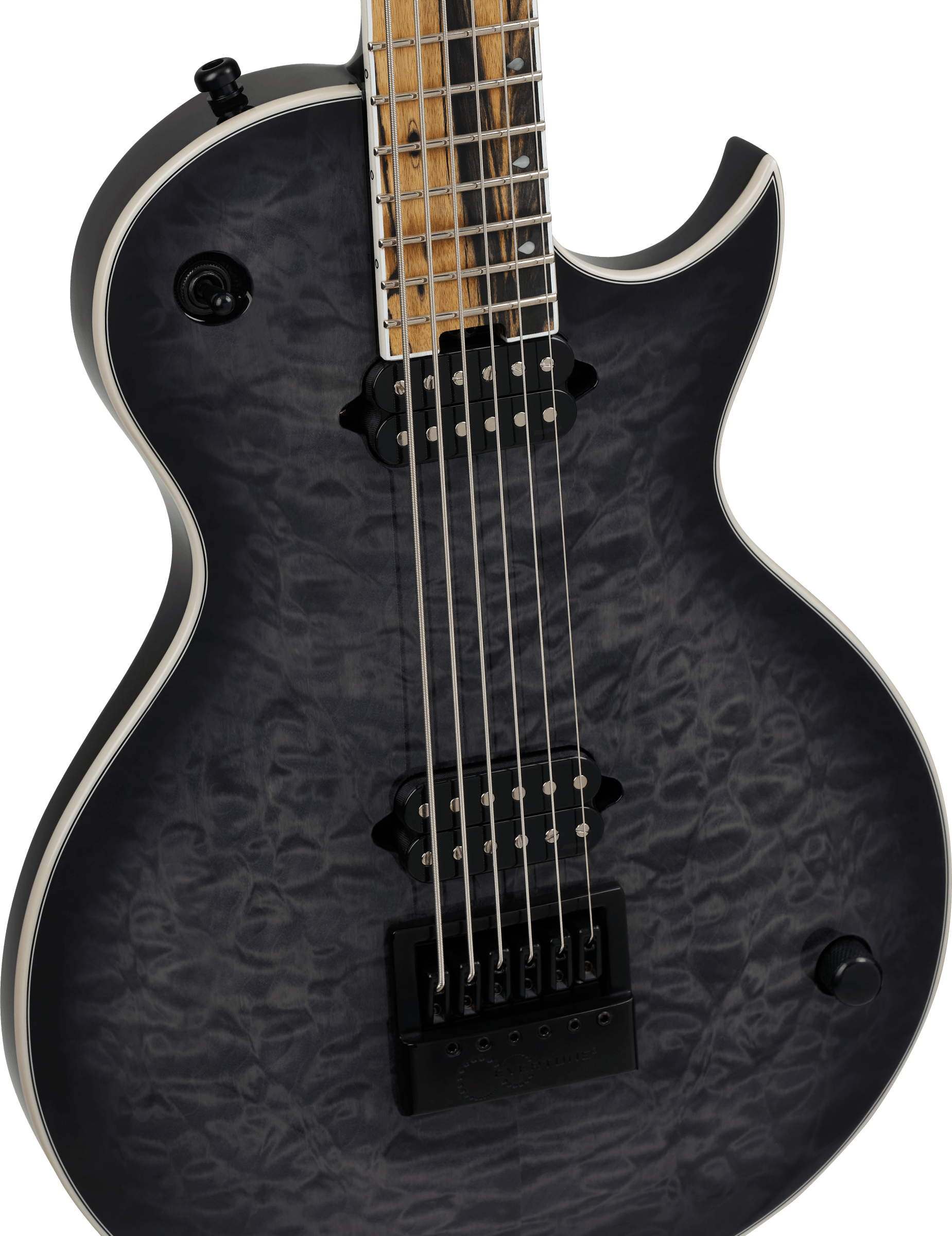 Jackson Sleep Token Iv Monarkh Pro Plus Signature Baryton Ht Ht Eb - Transparent Black Burst - Bariton elektrische gitaar - Variation 2