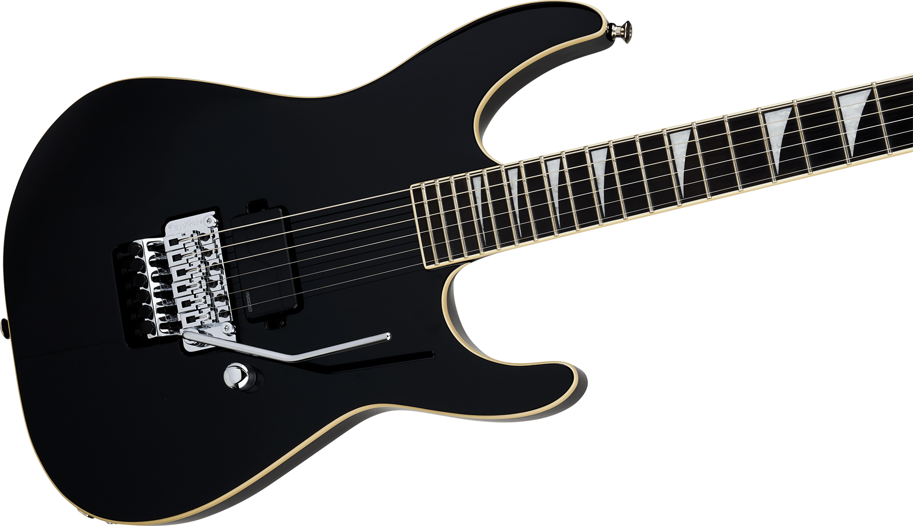 Jackson Soloist Sl1a Pro Plus Pure Metal 1h Fishman Fluence Modern Fr Eb - Gloss Black - Metalen elektrische gitaar - Variation 2