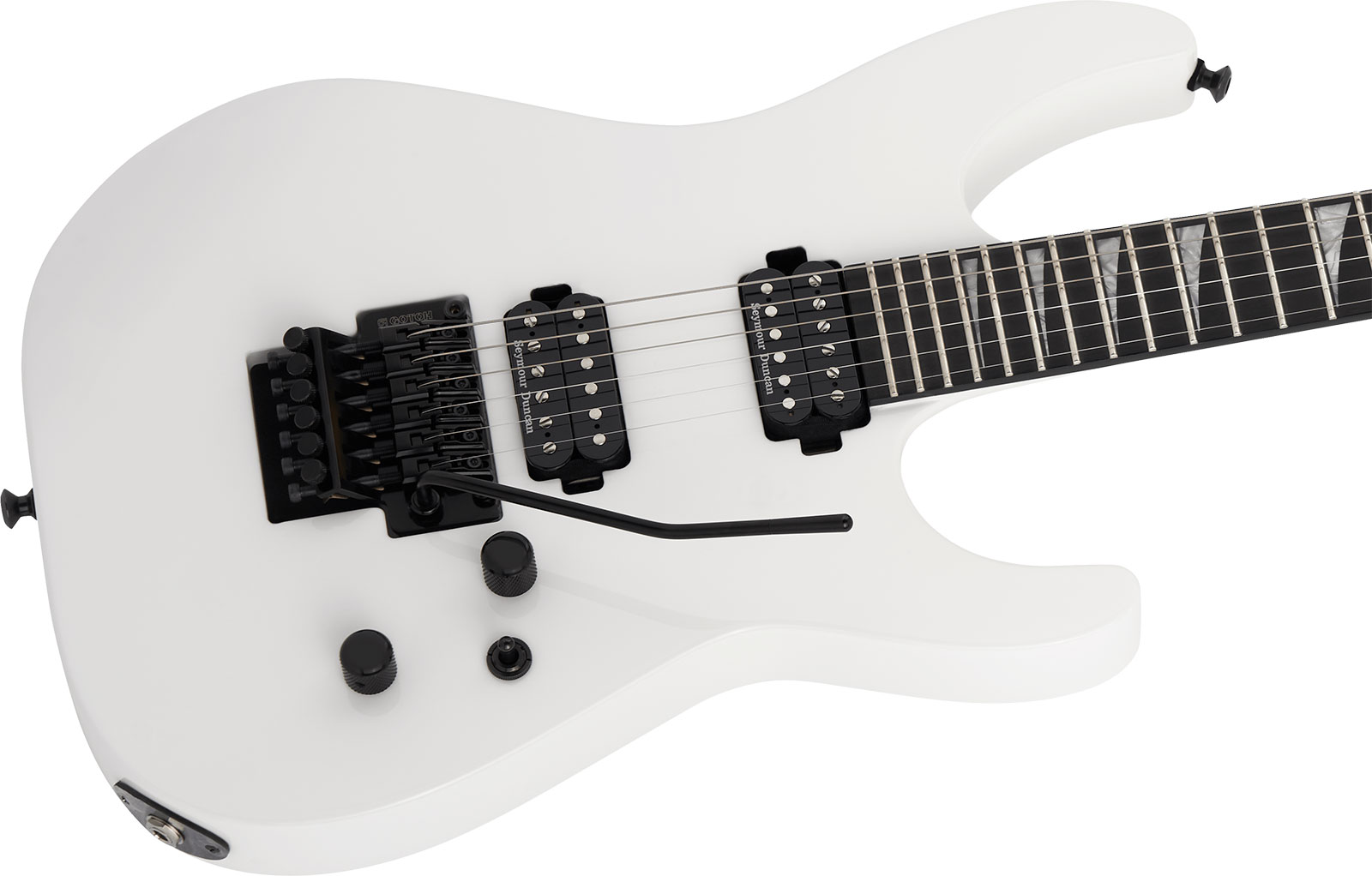 Jackson Soloist Sl2 Mj Jap 2h Seymour Duncan Fr Eb - Snow White - Metalen elektrische gitaar - Variation 2