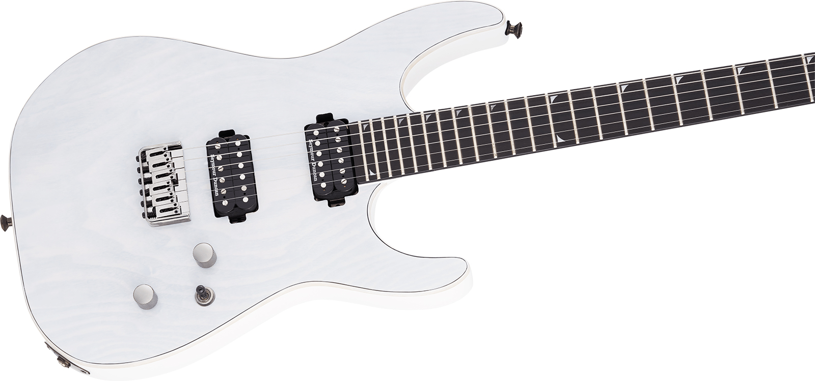 Jackson Soloist Sl2a Mah Ht Pro 2h Seymour Duncan Eb - Unicorn White - Elektrische gitaar in Str-vorm - Variation 2