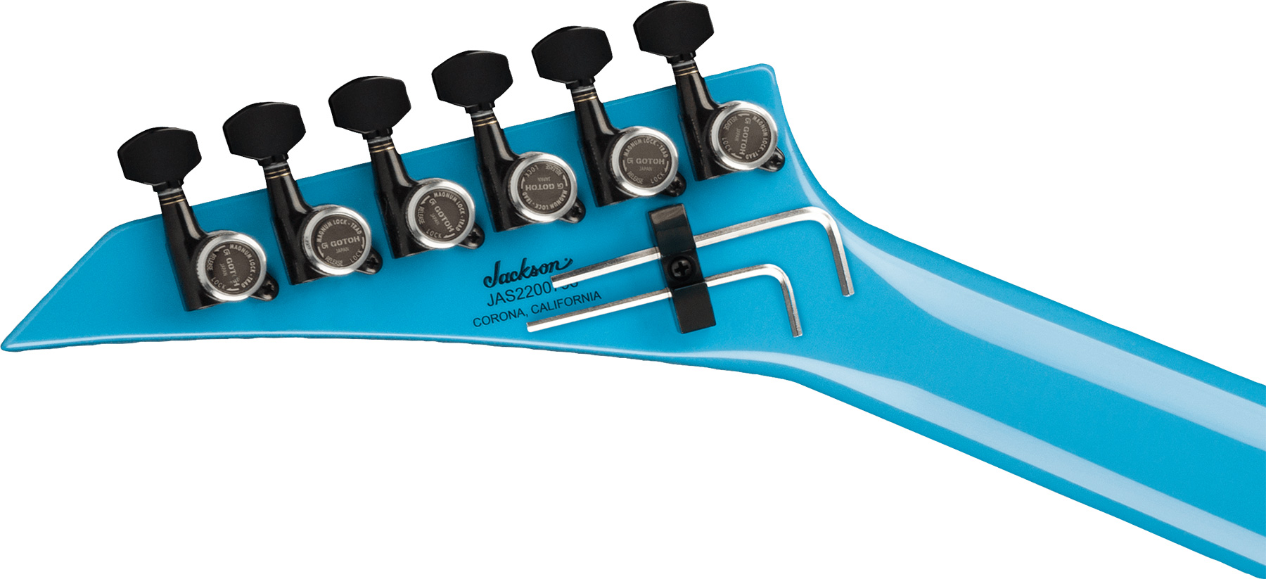 Jackson Soloist Sl3 American Series Usa Hss Seymour Duncan Fr Eb - Riviera Blue - Elektrische gitaar in Str-vorm - Variation 3