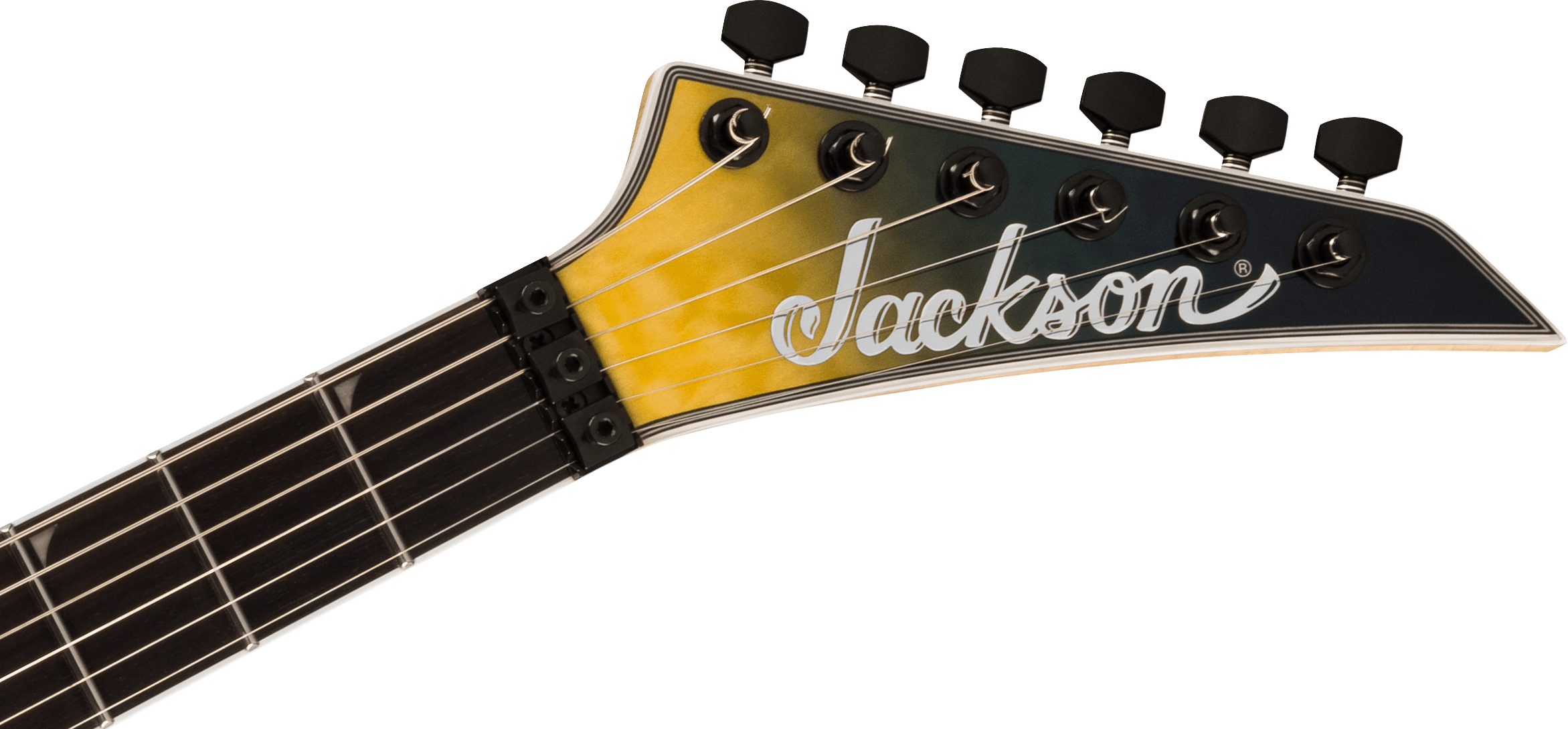 Jackson Soloist Sla3q Pro Plus Hss Seymour Duncan Fr Eb - Amber Blue Burst - Elektrische gitaar in Str-vorm - Variation 4