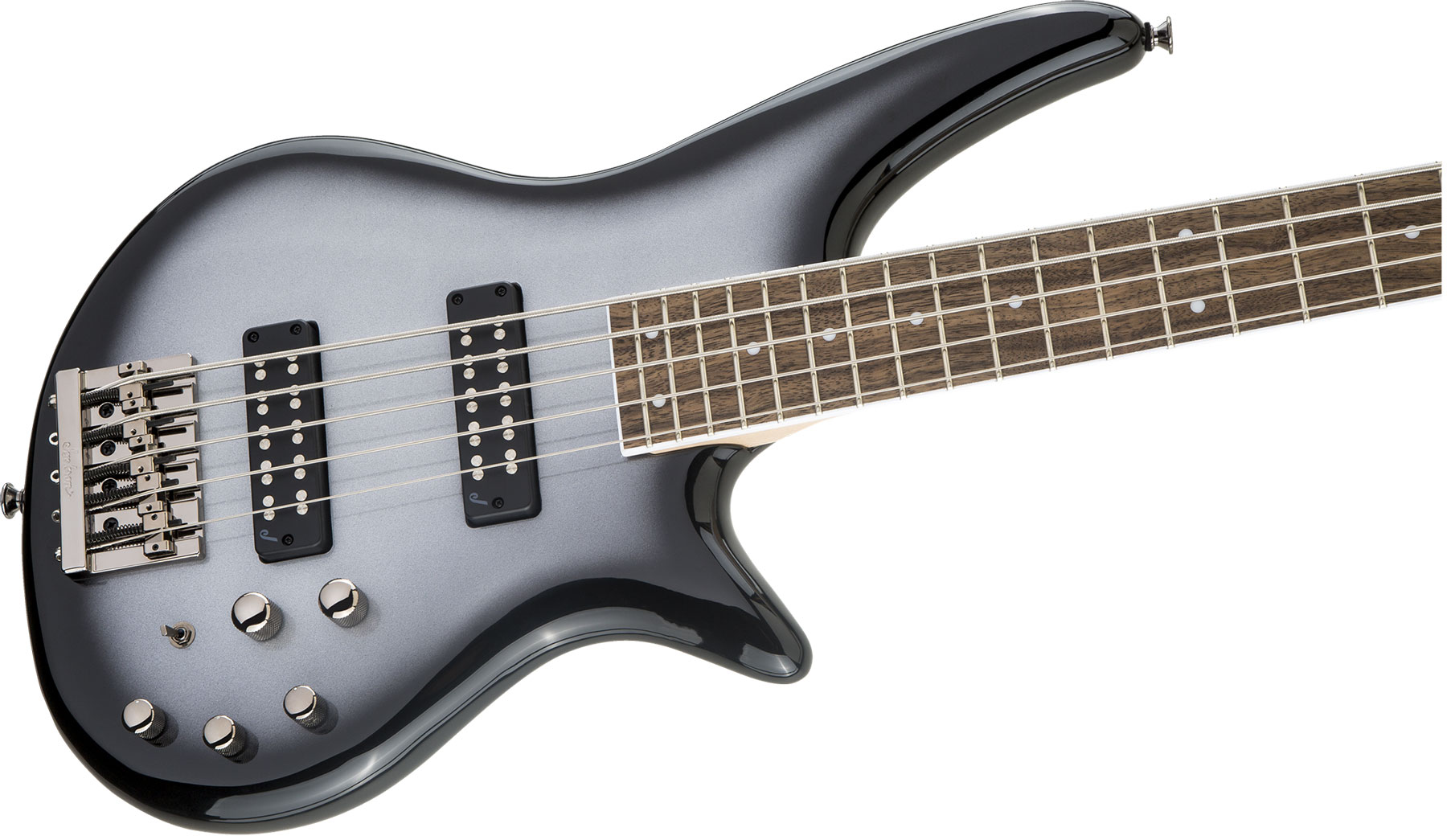 Jackson Spectra Bass Js3v 5c Active Lau - Silverburst - Solid body elektrische bas - Variation 2