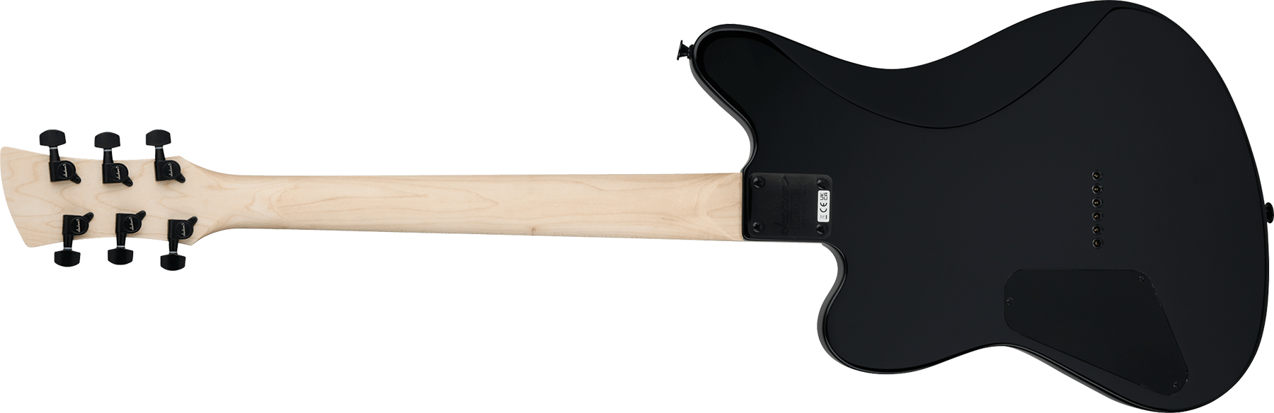 Jackson Surfcaster Js22 Ht 2h Ama - Gloss Black - Retro-rock elektrische gitaar - Variation 1