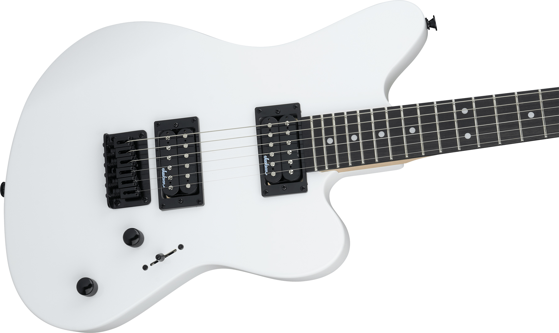 Jackson Surfcaster Js22 Ht 2h Ama - Snow White - Retro-rock elektrische gitaar - Variation 2