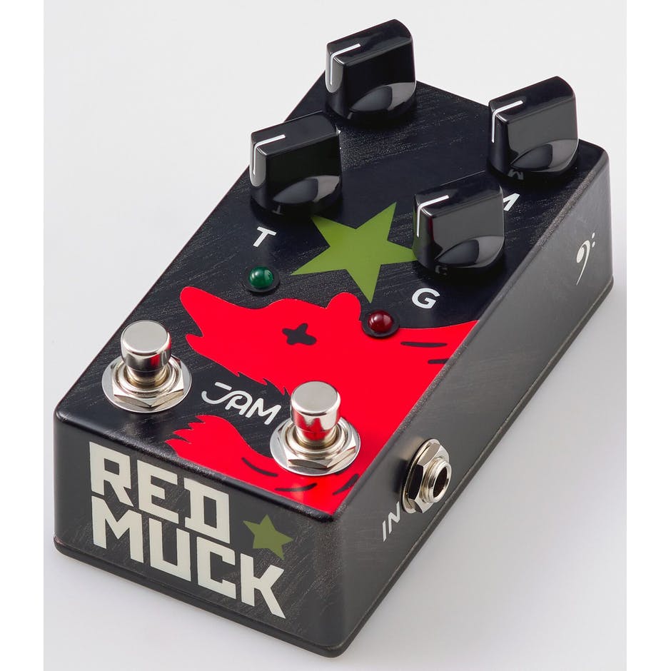 Jam Red Muck Bass Fuzz Distortion Mk2 - Overdrive/distortion/fuzz effectpedaal - Variation 1