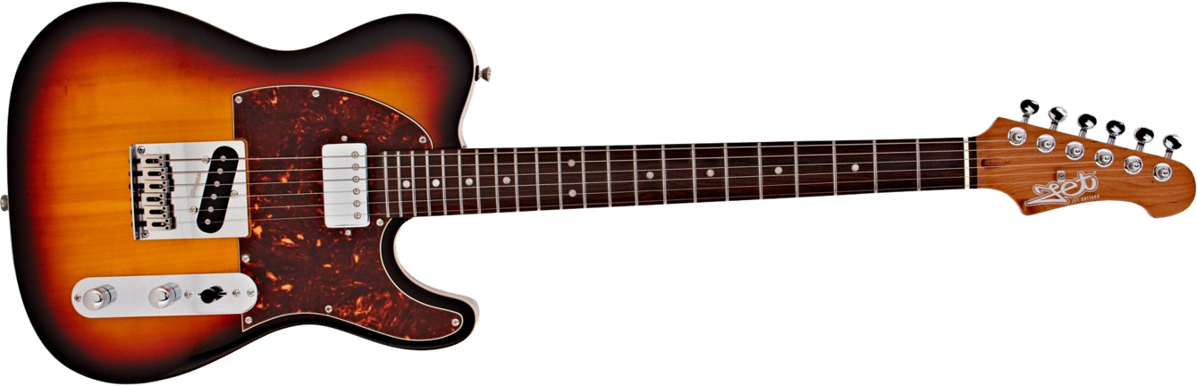 Jet Guitars Jt350 Sb R Hs Ht Rw - Sunburst - Televorm elektrische gitaar - Main picture