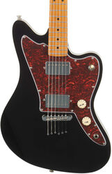 Retro-rock elektrische gitaar Jet guitars JJ-350 BK - Black