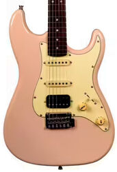 Elektrische gitaar in strat vorm Jet guitars JS-400 PK R - Shell pink