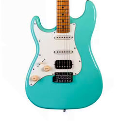 Elektrische gitaar in strat vorm Jet guitars JS-400 SG LH - Sea foam green
