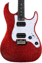 Elektrische gitaar in str-vorm Jet guitars JS-500 RDS - red sparkle