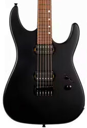 Elektrische gitaar in strat vorm Jet guitars JS-501 Stygian - Satin black