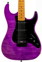 Elektrische gitaar in strat vorm Jet guitars JS-600 TPP - Transparent purple